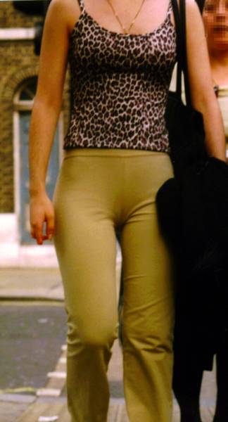 women in tight trousers